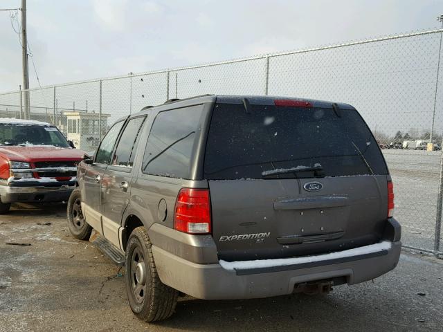 1FMRU15W93LB07626 - 2003 FORD EXPEDITION GRAY photo 3