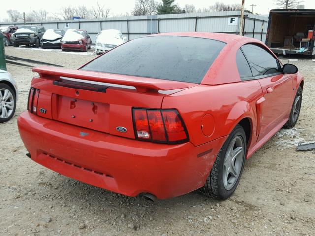 1FAFP42X33F394639 - 2003 FORD MUSTANG GT RED photo 4