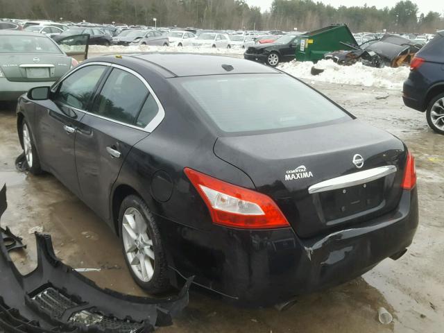 1N4AA5AP0AC853692 - 2010 NISSAN MAXIMA S BLACK photo 3