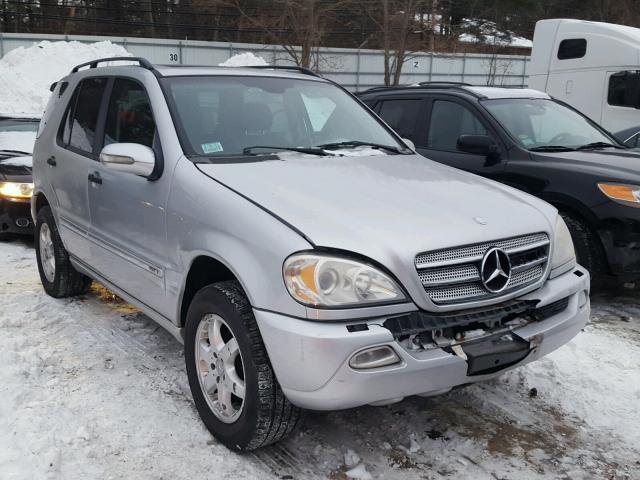 4JGAB57E34A501053 - 2004 MERCEDES-BENZ ML 350 SILVER photo 1