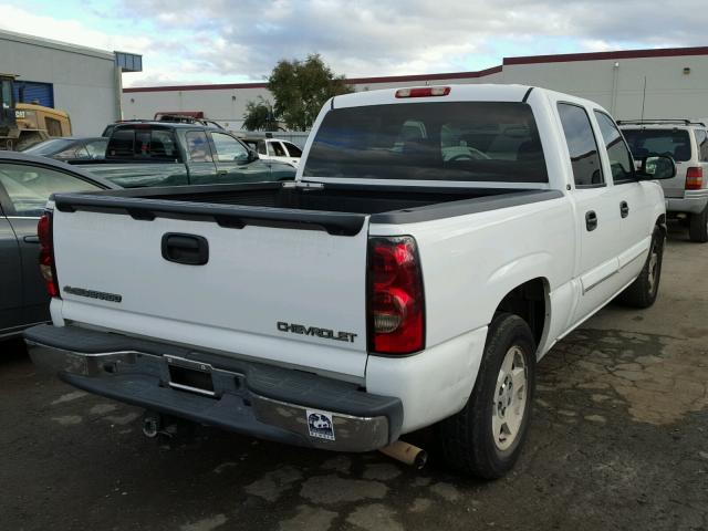 2GCEC13T951388723 - 2005 CHEVROLET SILVERADO WHITE photo 4