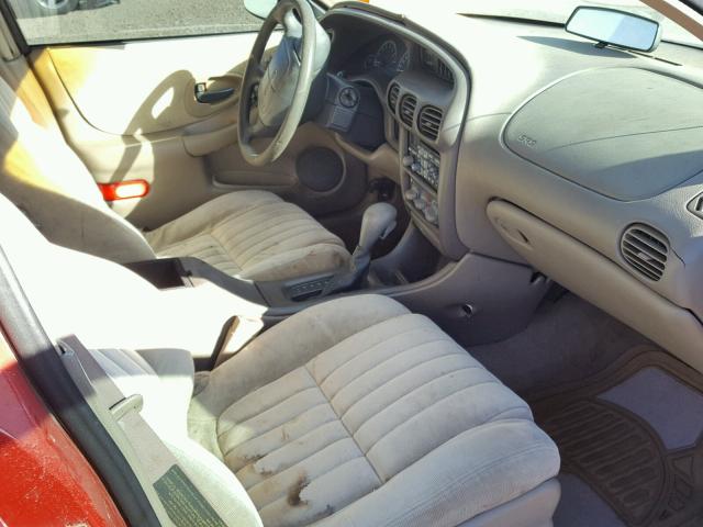 1G2WJ52M0XF298047 - 1999 PONTIAC GRAND PRIX წითელი ფოტო 5