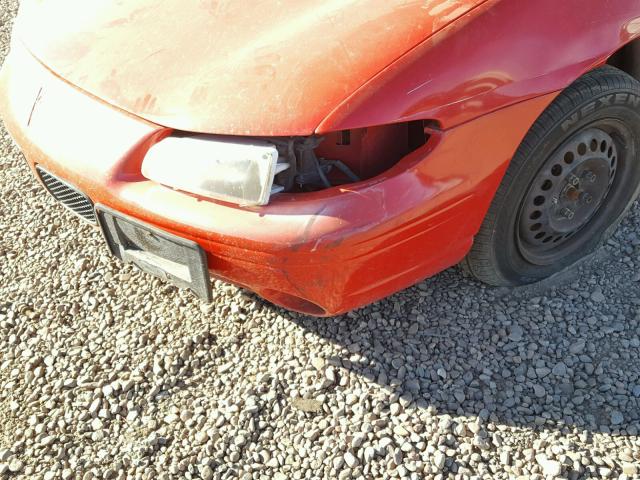 1G2WJ52M0XF298047 - 1999 PONTIAC GRAND PRIX წითელი ფოტო 9