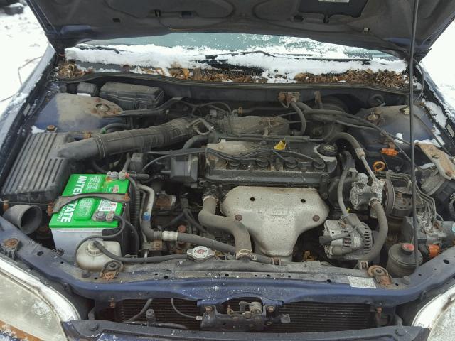 1HGCG566X2A065339 - 2002 HONDA ACCORD EX BLUE photo 7