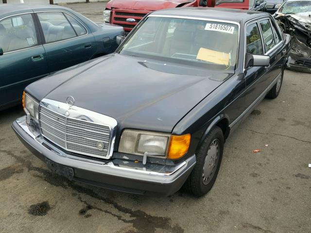 WDBCA39E8MA587119 - 1991 MERCEDES-BENZ 560 SEL BLACK photo 2