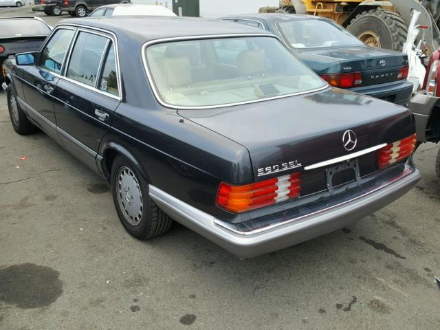 WDBCA39E8MA587119 - 1991 MERCEDES-BENZ 560 SEL BLACK photo 3