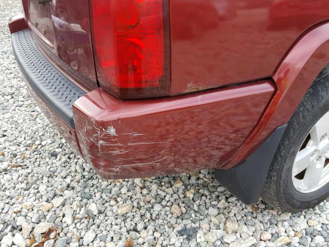1J8HG48K77C546694 - 2007 JEEP COMMANDER RED photo 9