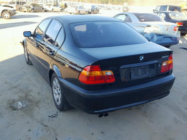 WBAEV334X3KL85032 - 2003 BMW 325 I BLACK photo 3