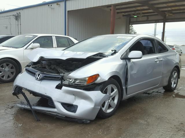 2HGFG12838H536075 - 2008 HONDA CIVIC EX SILVER photo 2