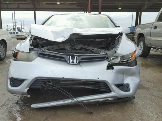 2HGFG12838H536075 - 2008 HONDA CIVIC EX ვერცხლისფერი ფოტო 9