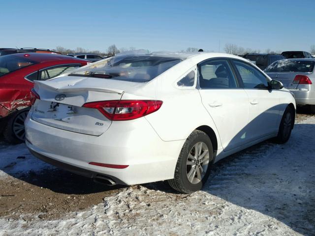 5NPE24AA7GH422150 - 2016 HYUNDAI SONATA ECO WHITE photo 4