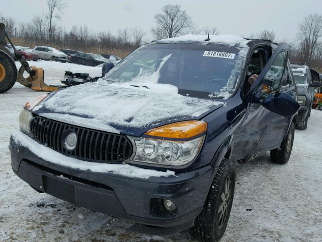 3G5DA03E33S508621 - 2003 BUICK RENDEZVOUS BLUE photo 2