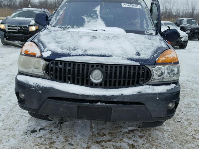 3G5DA03E33S508621 - 2003 BUICK RENDEZVOUS BLUE photo 7