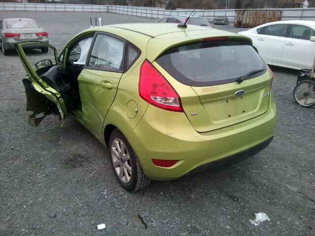 3FADP4EJ6BM223302 - 2011 FORD FIESTA SE GREEN photo 3