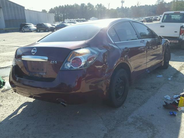 1N4AL2APXBN430682 - 2011 NISSAN ALTIMA BAS MAROON photo 4