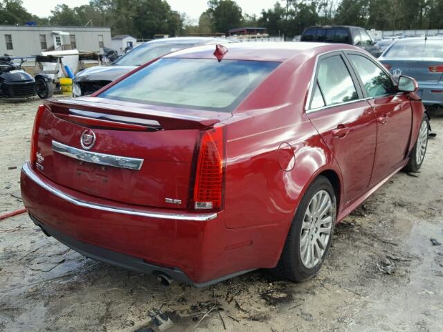 1G6DJ5ED5B0140803 - 2011 CADILLAC CTS PERFOR Bordeaux Foto 4