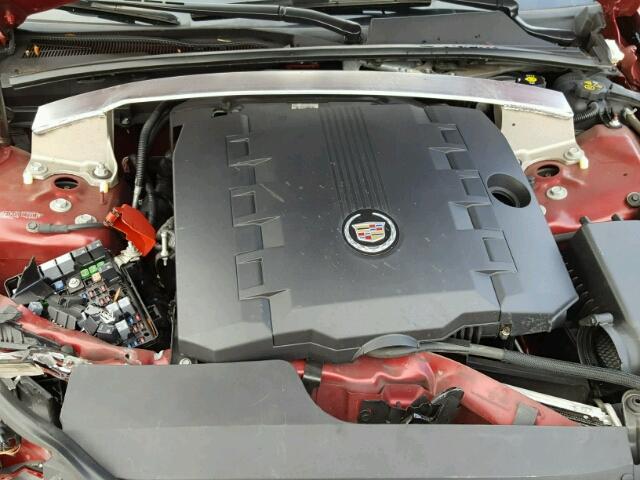 1G6DJ5ED5B0140803 - 2011 CADILLAC CTS PERFOR Bordeaux Foto 7