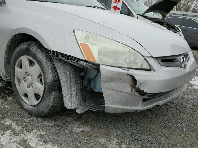 1HGCM56465L004666 - 2005 HONDA ACCORD LX GRAY photo 9