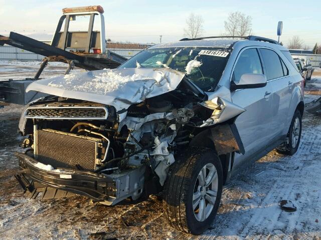 2CNALDEC0B6308264 - 2011 CHEVROLET EQUINOX LT SILVER photo 2