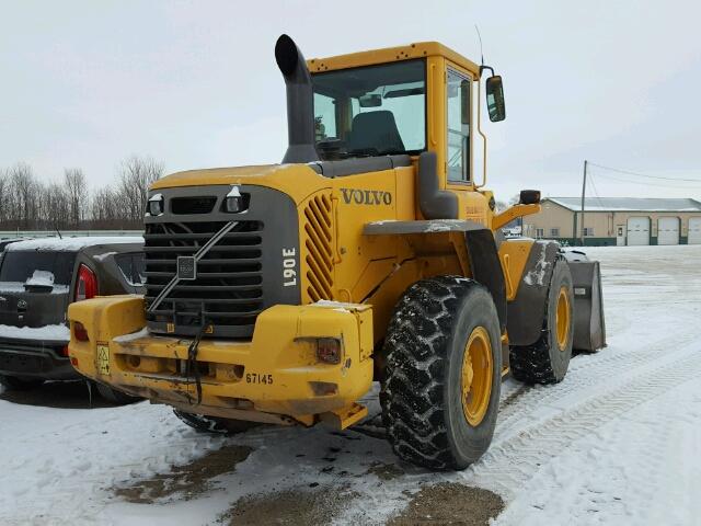 L90EV67145 - 2005 VOLVO L90E Q/C YELLOW photo 4