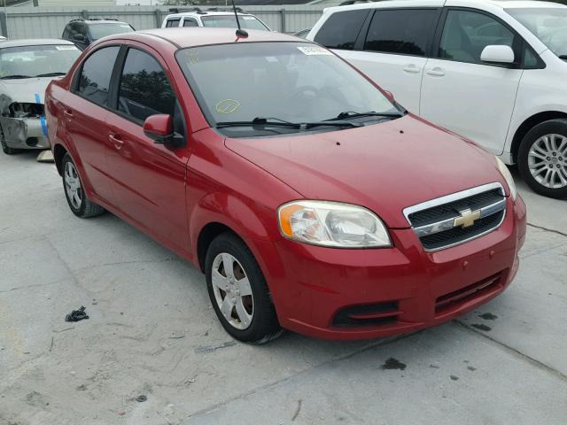 KL1TD5DE5AB047784 - 2010 CHEVROLET AVEO LS RED photo 1