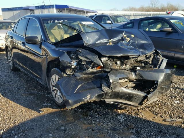 1HGCP2F39AA011856 - 2010 HONDA ACCORD LX BLACK photo 1