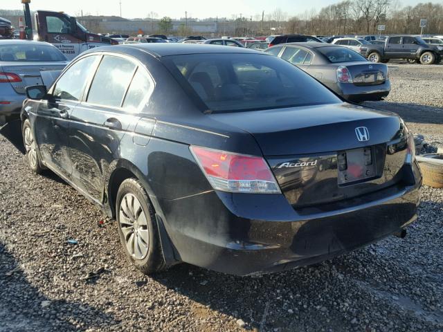 1HGCP2F39AA011856 - 2010 HONDA ACCORD LX BLACK photo 3