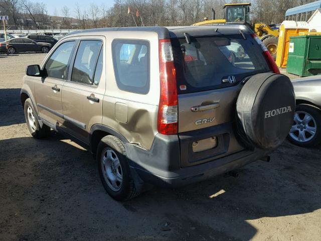 SHSRD68576U408013 - 2006 HONDA CR-V LX TAN photo 3