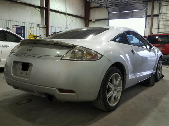 4A3AK64F17E069953 - 2007 MITSUBISHI ECLIPSE ES SILVER photo 4