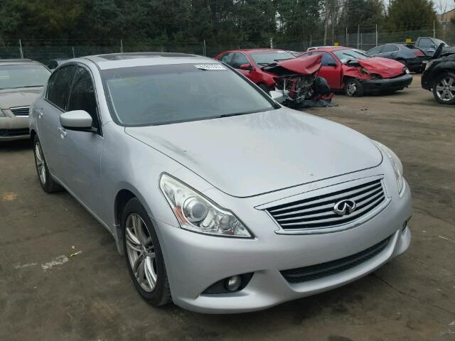 JN1CV6AP3CM933405 - 2012 INFINITI G37 BASE SILVER photo 1