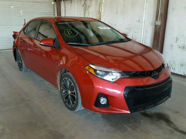 2T1BURHEXEC004703 - 2014 TOYOTA COROLLA L RED photo 1