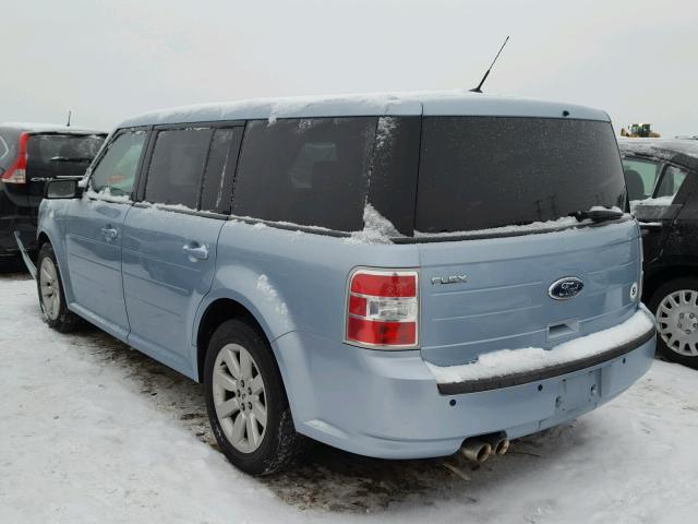 2FMDK51C69BA00819 - 2009 FORD FLEX SE BLUE photo 3