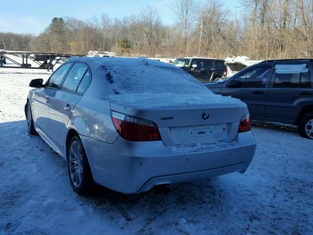 WBANV9C50AC139917 - 2010 BMW 535 XI SILVER photo 3