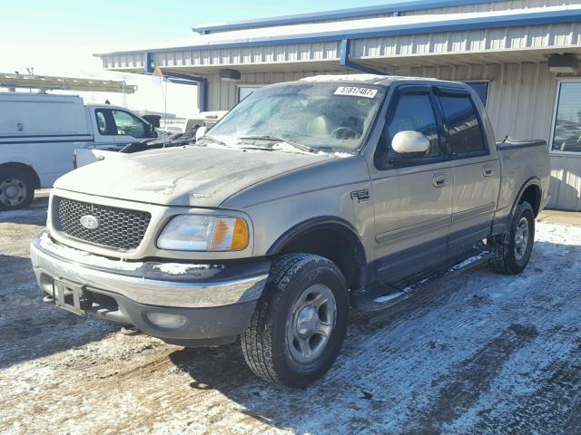 1FTRW08L01KE23686 - 2001 FORD F150 SUPER GOLD photo 2