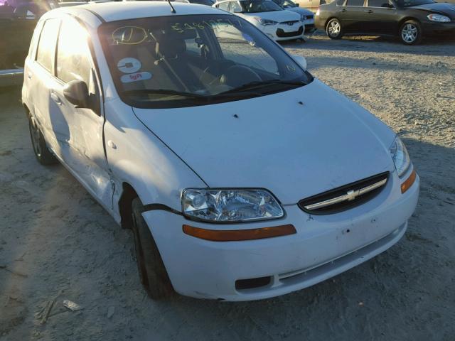 KL1TD66658B165288 - 2008 CHEVROLET AVEO BASE WHITE photo 1