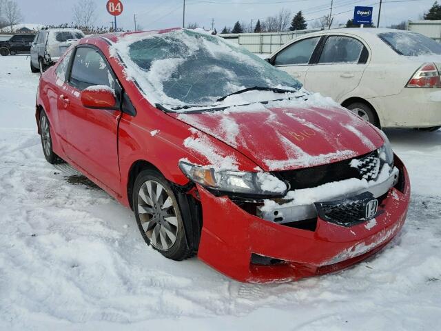 2HGFG12889H535280 - 2009 HONDA CIVIC EX Qırmızı foto 1