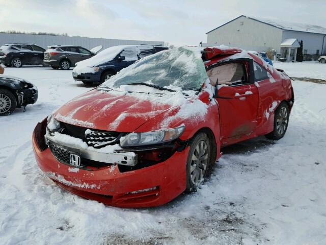 2HGFG12889H535280 - 2009 HONDA CIVIC EX Qırmızı foto 2