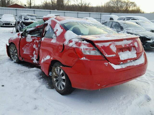 2HGFG12889H535280 - 2009 HONDA CIVIC EX RED photo 3