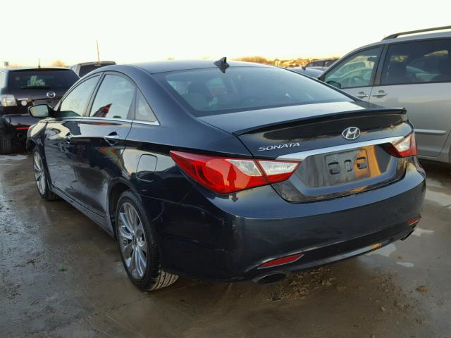 5NPEC4AC8CH479417 - 2012 HYUNDAI SONATA SE BLACK photo 3