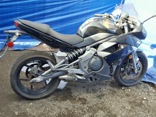 JKAEXEC149DA29104 - 2009 KAWASAKI EX650 C BLACK photo 9