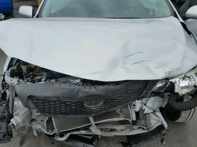 2T1BU4EE4AC451416 - 2010 TOYOTA COROLLA BA SILVER photo 7