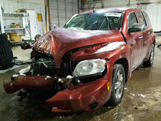 3GNDA23D68S651489 - 2008 CHEVROLET HHR LT RED photo 2