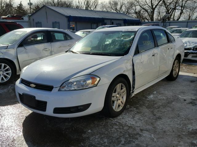 2G1WB5EK9B1256018 - 2011 CHEVROLET IMPALA LT WHITE photo 2