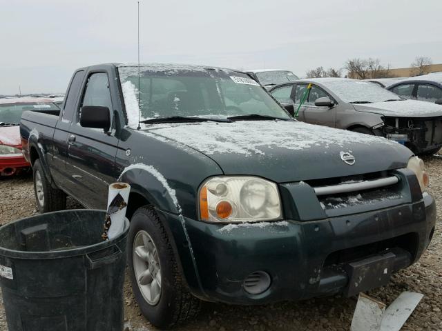 1N6DD26S52C304658 - 2002 NISSAN FRONTIER K GREEN photo 1