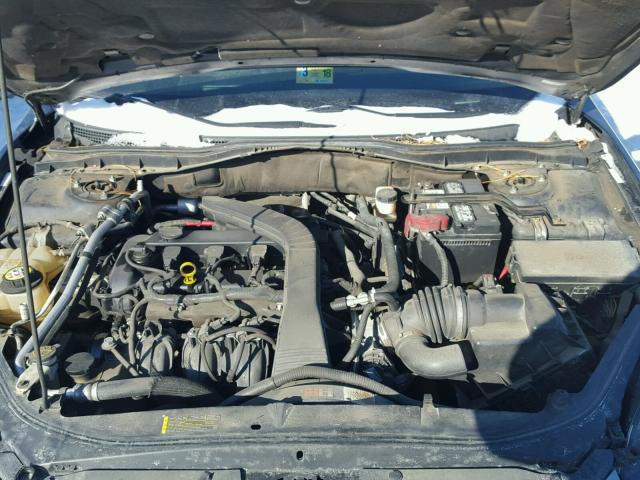 3FAHP07Z18R190380 - 2008 FORD FUSION SE BLUE photo 7