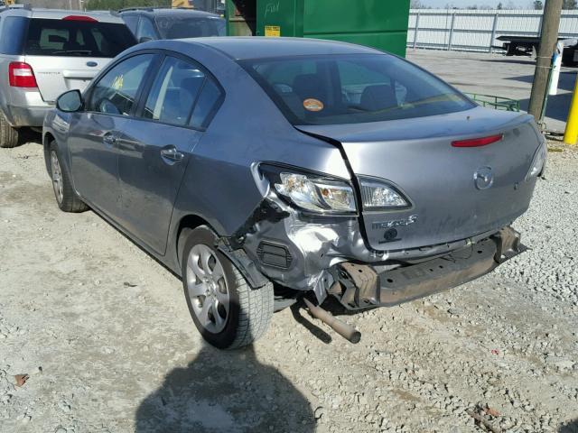 JM1BL1UF2B1457538 - 2011 MAZDA 3 I SILVER photo 3