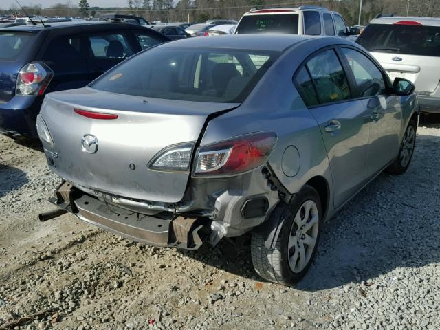 JM1BL1UF2B1457538 - 2011 MAZDA 3 I SILVER photo 4