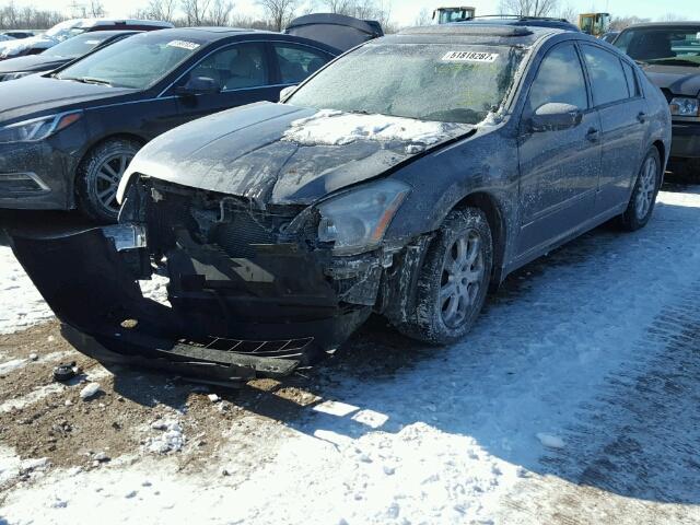 1N4BA41E28C822113 - 2008 NISSAN MAXIMA SE BLACK photo 2