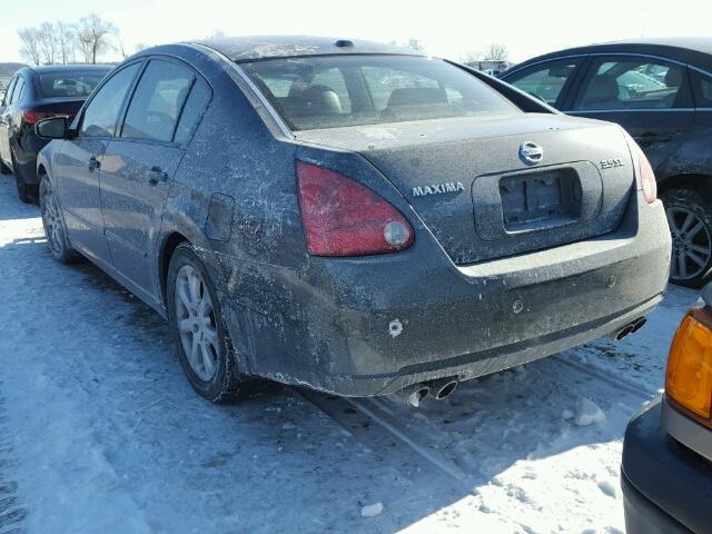 1N4BA41E28C822113 - 2008 NISSAN MAXIMA SE BLACK photo 3