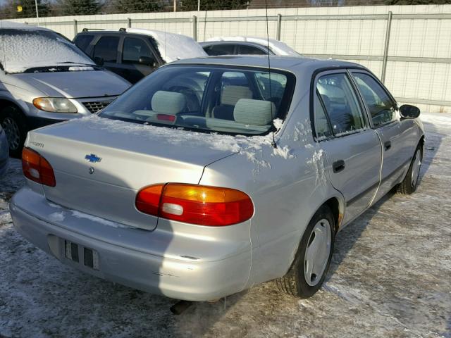 1Y1SK52851Z423927 - 2001 CHEVROLET GEO PRIZM 银色 照片 4